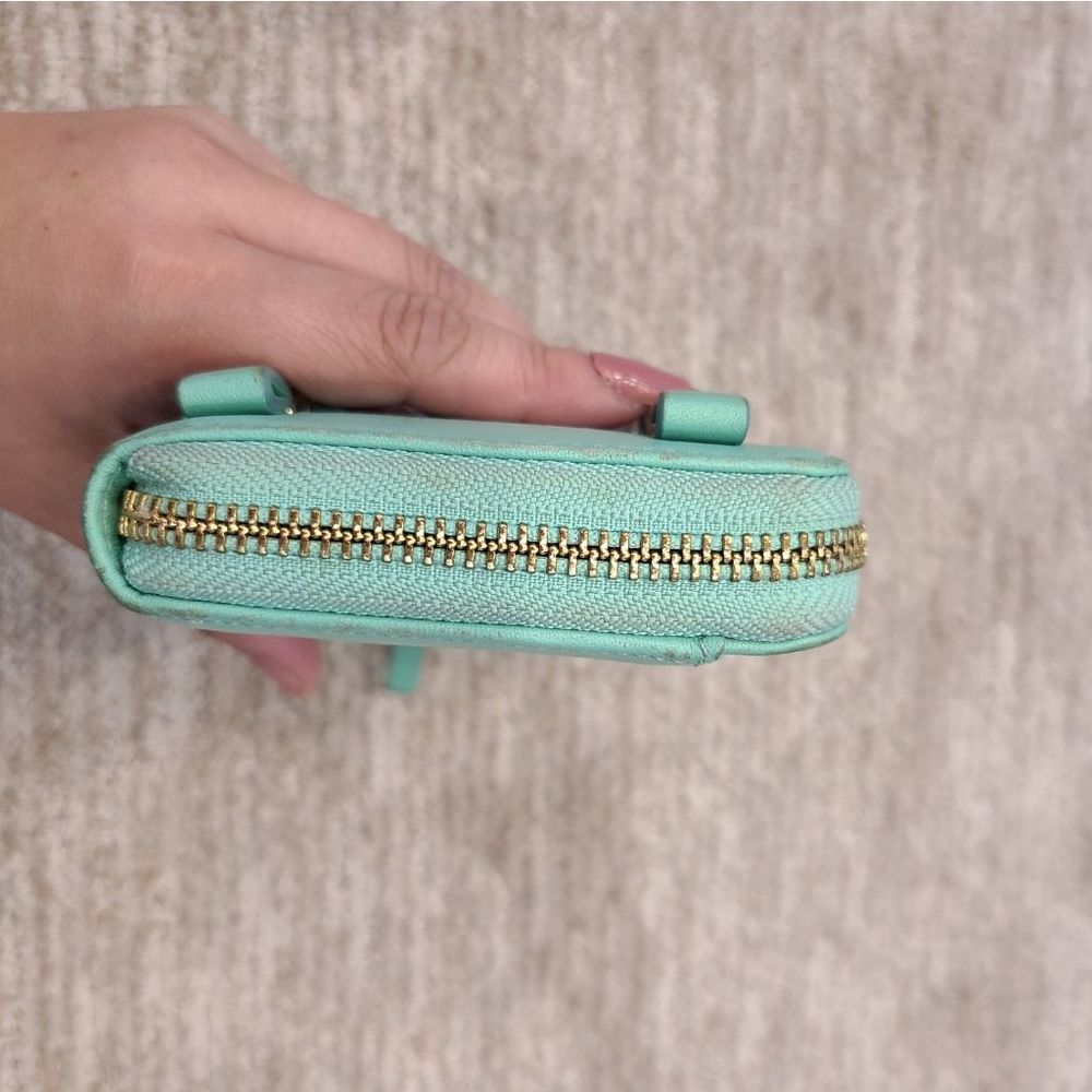 Kate Spade Studded Bow Zip Around Wallet